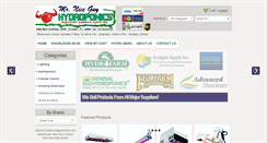 Desktop Screenshot of mrniceguyhydroponics.com